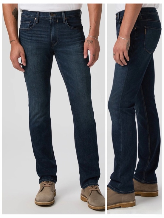 PAIGE Other - PAIGE Transcend Normandie Straight Leg Jean Dark Indigo Men’s Sz 32 x 34 Tall